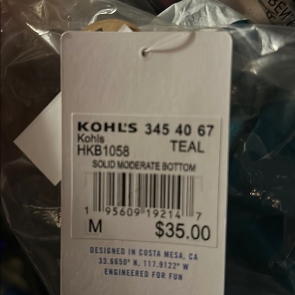 NWT Hurley Teal Tankini Bathing Suit - Picture 14 of 14